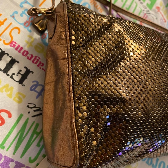 Whiting &davis Brown Mesh crossbody🌟👛 - Picture 4 of 10